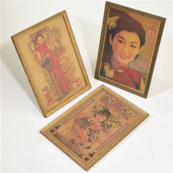 老上海民国广告画怀旧复古装饰画宣传画海报民宿餐馆酒店饭店贴画