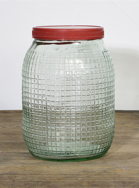 大白兔奶糖罐玻璃器皿老物件