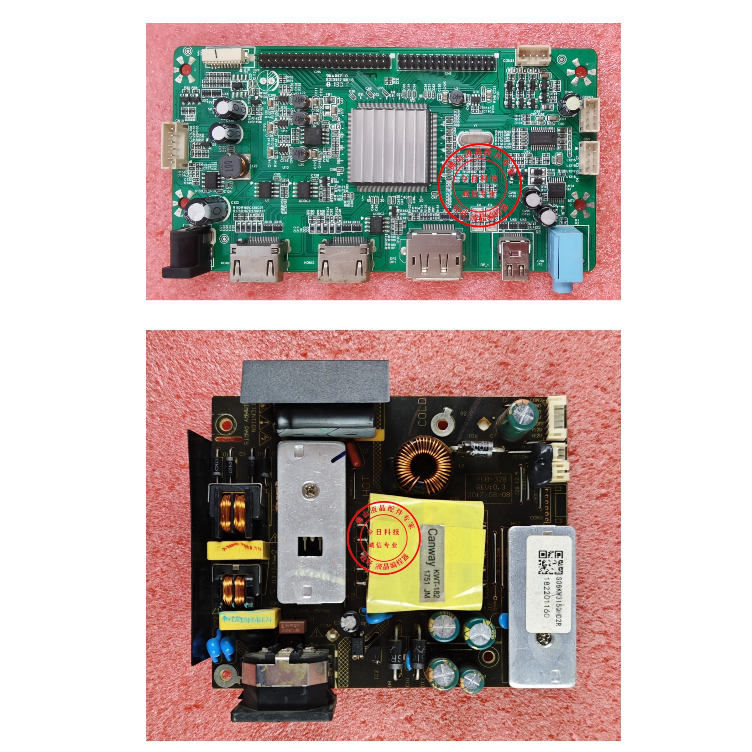 优派VX3276-驱动板V.RT85A电源板