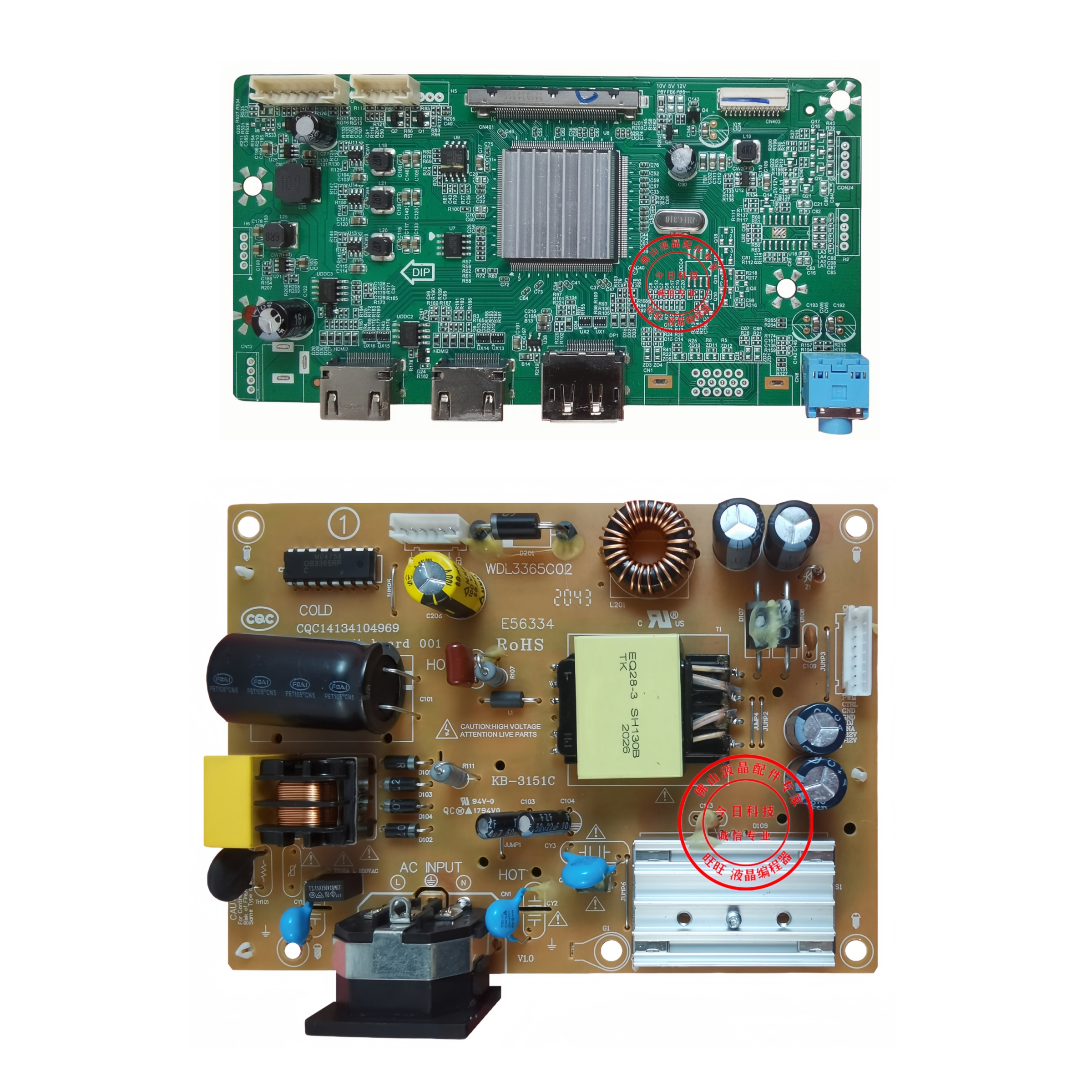 雷神F27H144F电源板DW85B驱动板