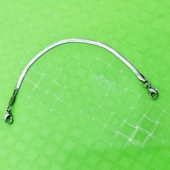 装 不锈钢扁蛇骨链3mm新款 服饰链条配件辅料百搭银色合金鞋 饰挂件