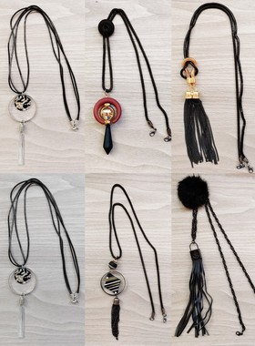 定制服饰项链流苏几何图形挂饰百搭新款短袖裙子装饰配件百搭毛球