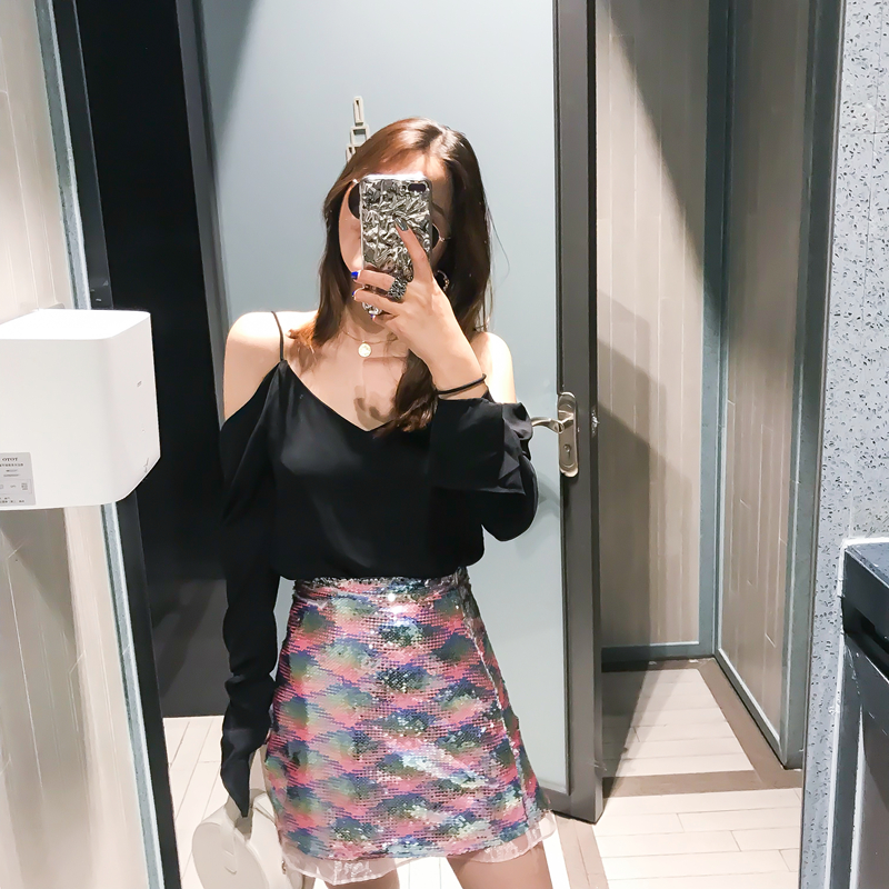 CICI 2018Ïļ¾Ð¿îÅ®×° Éè¼ÆÊ¦VÁìÑ©·Äµõ´øÏÔÊݳ¤À®°ÈÐä³ÄÉÀÉÏÒÂ