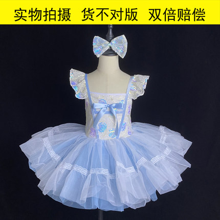 我有一个梦想儿童演出服幼儿公主蓬蓬裙六一舞蹈表演服装2026新款