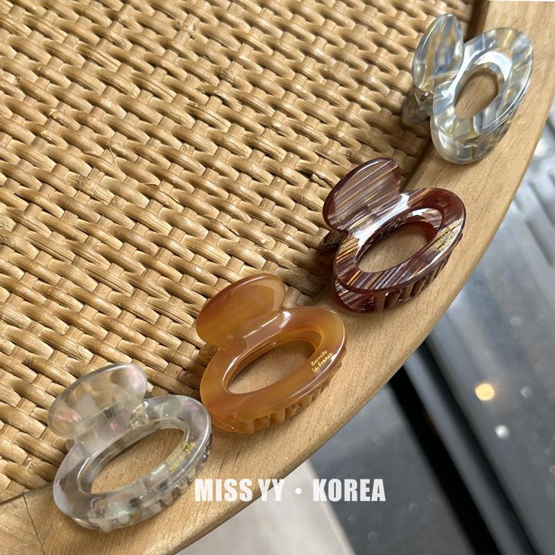 韩国小众ins小号半发夹鲨鱼夹女