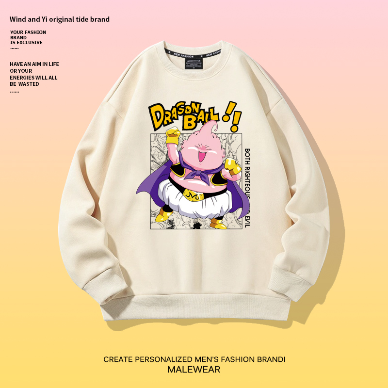 素衣黎人卡通动漫圆领卫衣