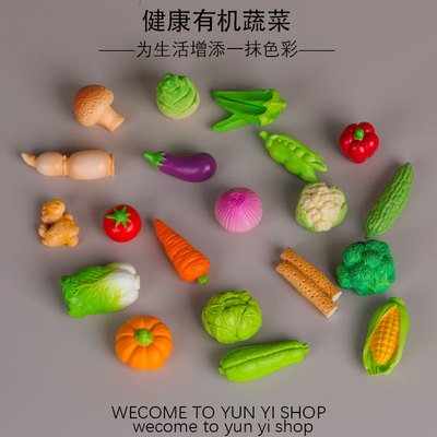 微景观创意仿真写实食玩蔬菜娃娃屋造景 diy装饰品配件微缩小摆件