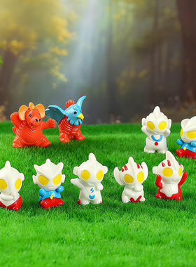 可爱怪兽公仔盲盒小摆件 树脂diy饰品配件车载桌面小摆件