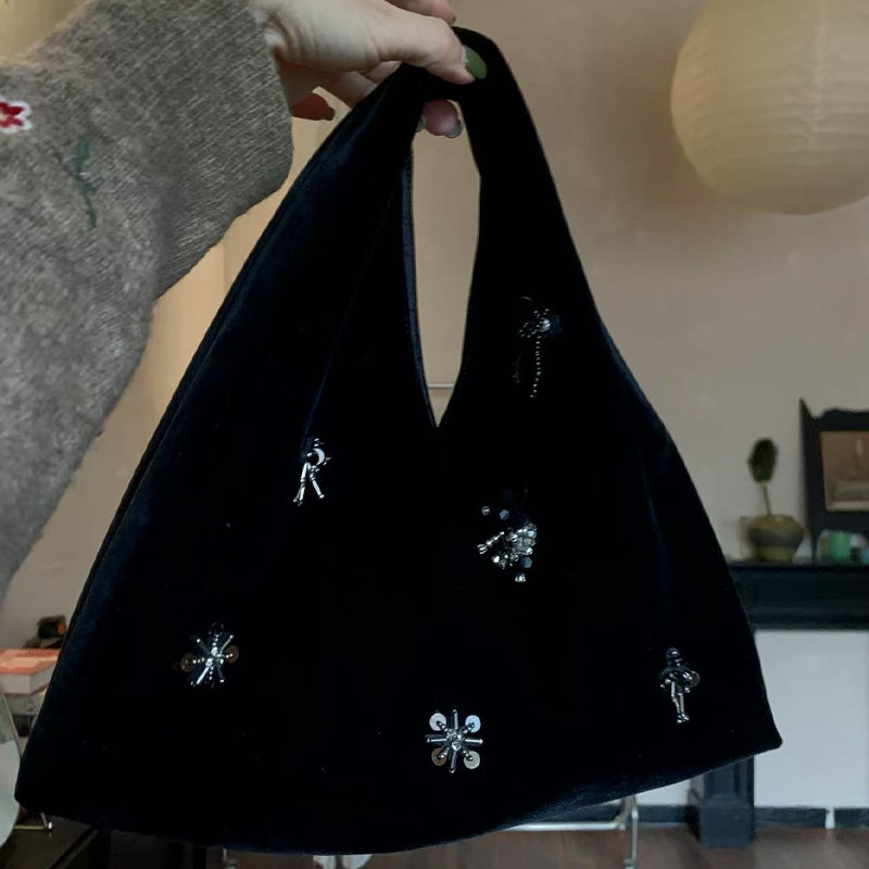 新中式包包刺绣咖色丝绒手拎包女2025年新款复古风潮款百搭手拿包,箱包皮具/热销女包/男包,手拿包,淘宝优惠券,粉丝福利购,淘宝优惠卷