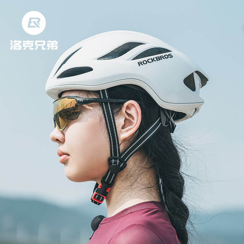 洛克兄弟自行车骑行头盔一体成型