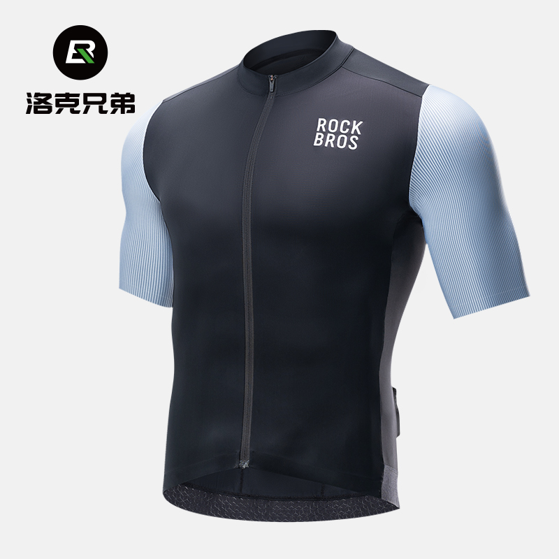 洛克兄弟骑行服短袖轻薄透气男夏
