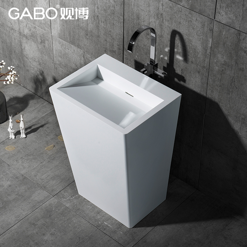 观博gabo立柱盆人造洗手台