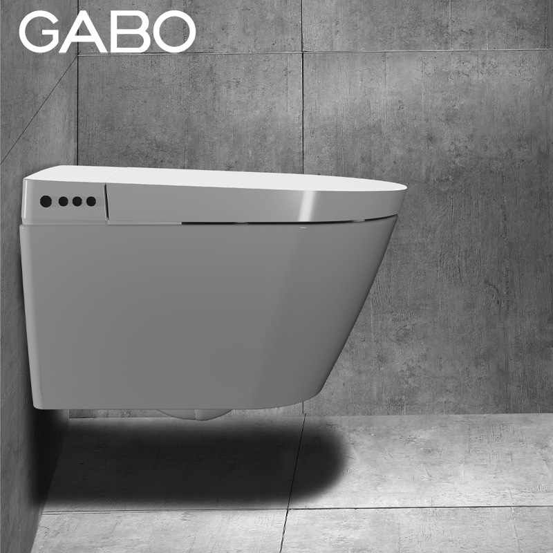 观博GABO家用壁挂式多功能坐便器智能墙排隐藏水箱悬挂马桶10045