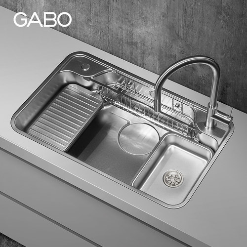观博GABO不锈钢厨房水槽大单槽