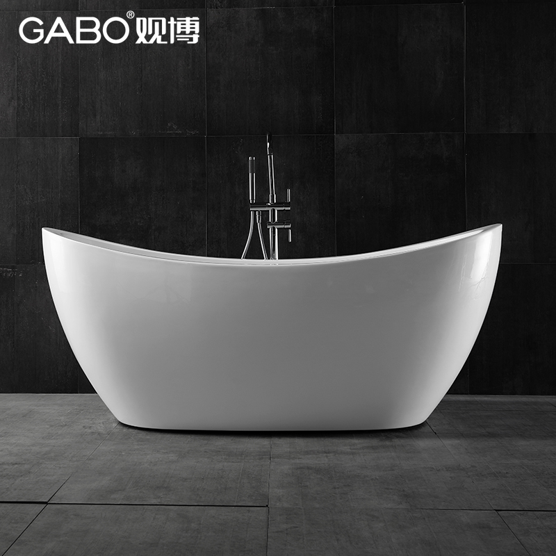 观博亚克力浴缸独立式家用