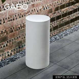 10325A 定制 观博GABO 落地式 陶瓷洗手盆家用洗面盆卫生间立柱盆