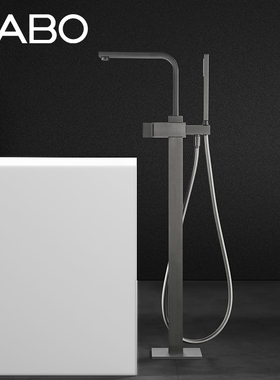 GABO观博浴室独立式浴缸淋浴龙头缸边落地式花洒龙头冷热水18B026