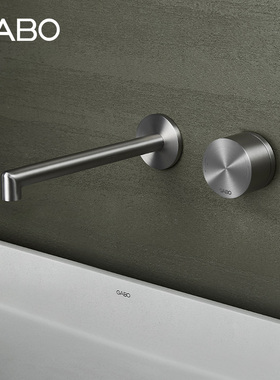 GABO观博低铅铜暗装洗脸盆嵌入墙出冷热入墙式面盆水龙头18M013A2