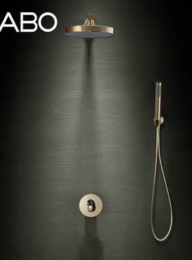 QC观博GABO家用入墙式暗装淋浴花洒套装埋墙暗装嵌入式花洒18F031