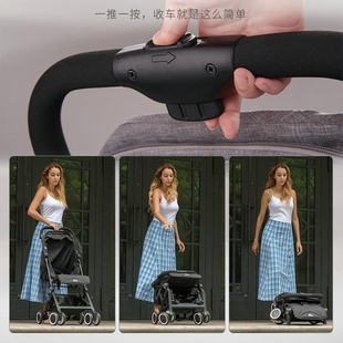 伞车超轻便宝宝童车溜娃神器 3岁婴儿可坐躺推车一键折叠便携式
