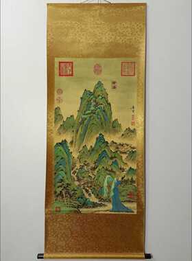 玄关招财靠山客厅办公室中堂画
