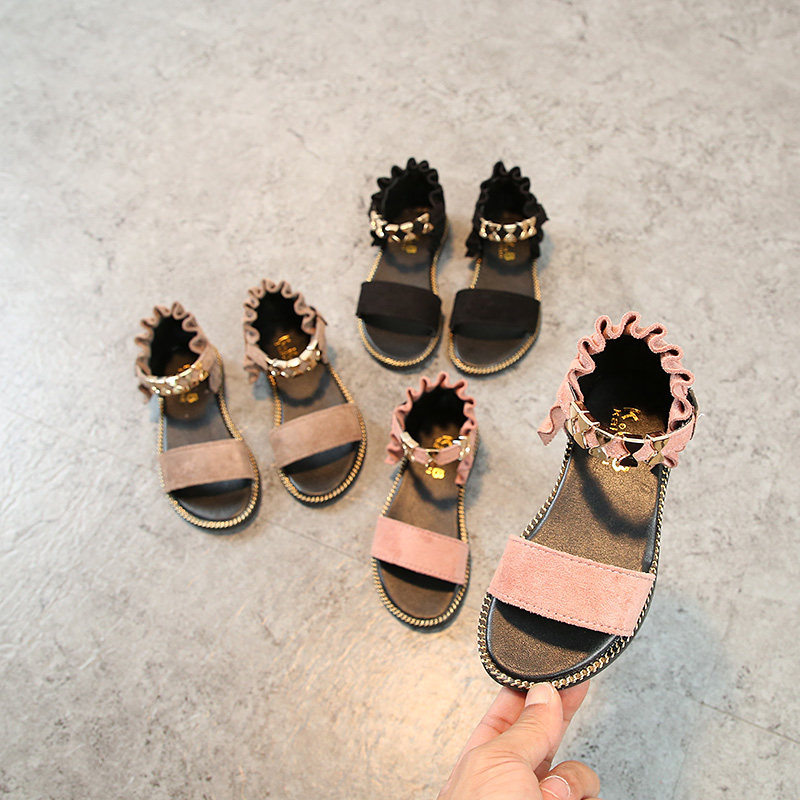 Girls Sandals summer 2018 new pattern Korean Edition girl children Princess shoes Child girl Rome shoes CUHKin the Shoes/Baby Shoes/Parent-child shoes , Sandals  category - from Buy2taobao.com to provide professional Taobao agent buy service