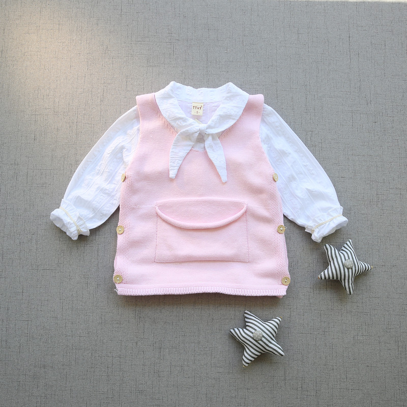 Chemise fille à manche longue - Ref 2087961 Image 1