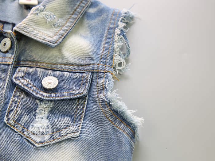Gilet garcon en toile - Ref 2067921 Image 5