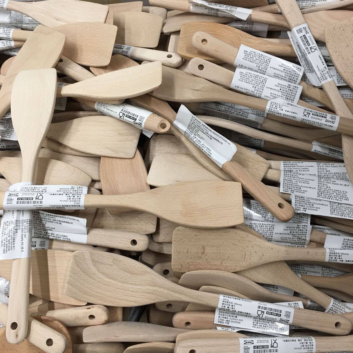 宜乌弗玛锅铲菜铲榉木不粘锅长柄木质铲不伤锅炒菜铲家国内代购