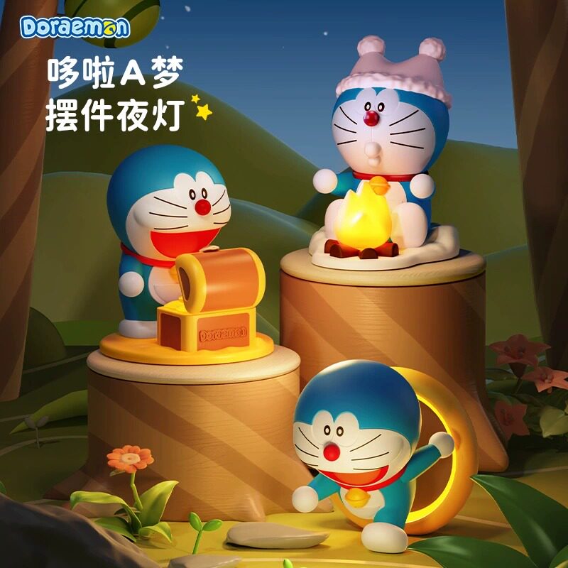 正版小夜灯ROCK/洛克哆啦A梦