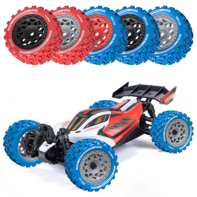 MX1.85 ARRMA 1/18 TYPHON GROM GRANITE 巧克力大脚轮胎红蓝-A款