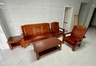 南宁沙发新中式实木沙发五件套椿芽木沙发五件套只卖南宁市内