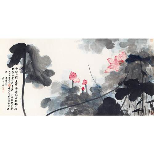 高清复刻张大千晚年作品