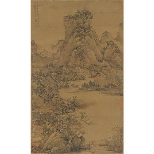 高清复刻元代王蒙夏山隐