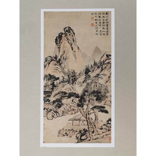 高清复刻初四僧石涛剩水
