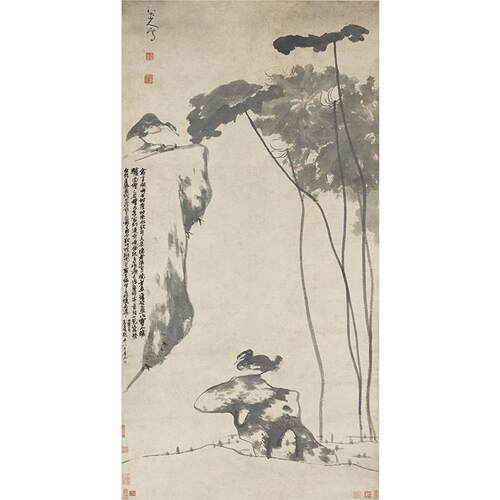 高清复刻代八大山人朱耷