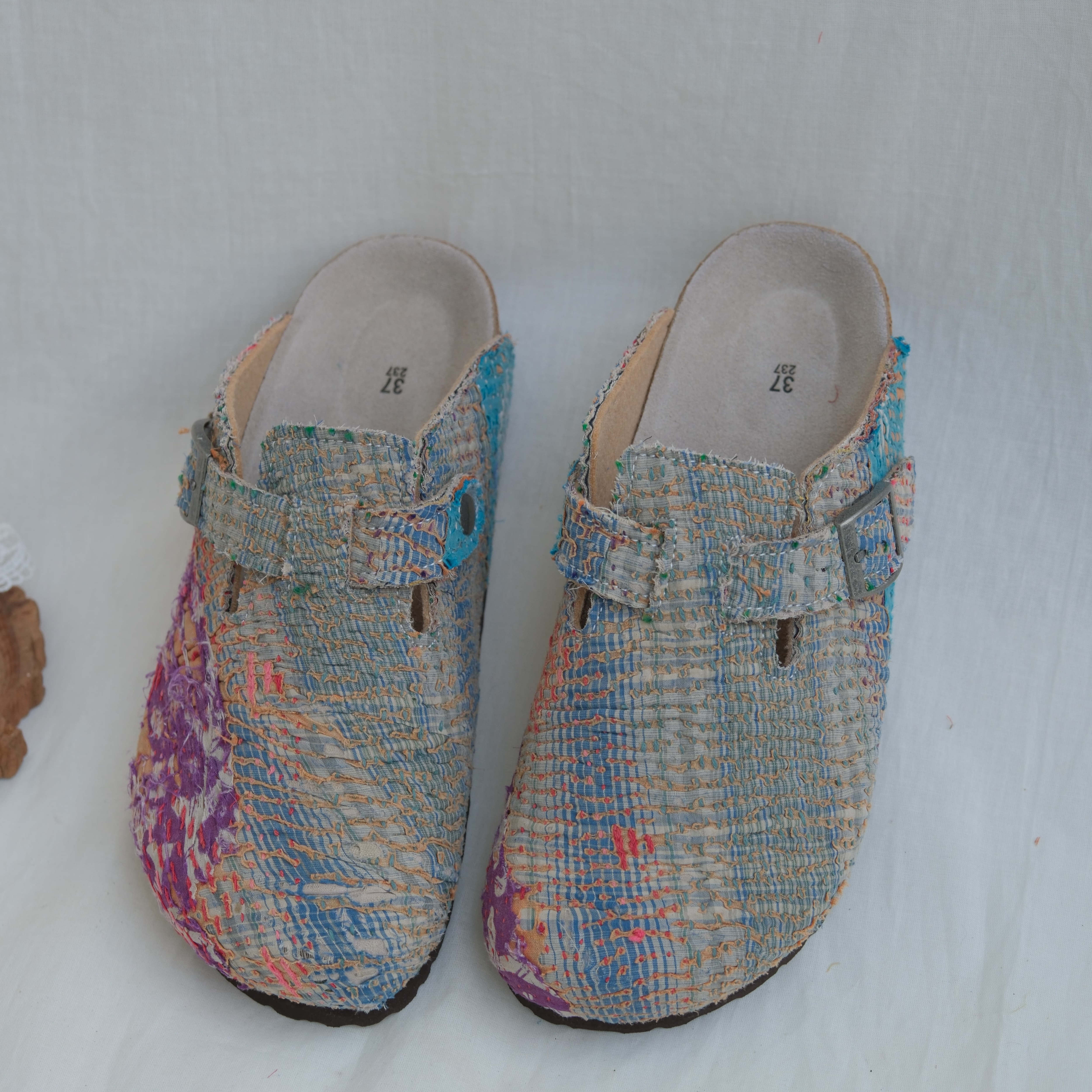 Bhoomi古布勃肯鞋时尚百搭单品手工个性撞色复古一鞋一拍37-4