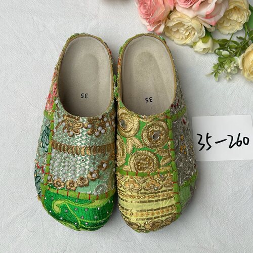 Bhoomi古布勃肯鞋时尚百搭单品手工个性撞色复古35-260