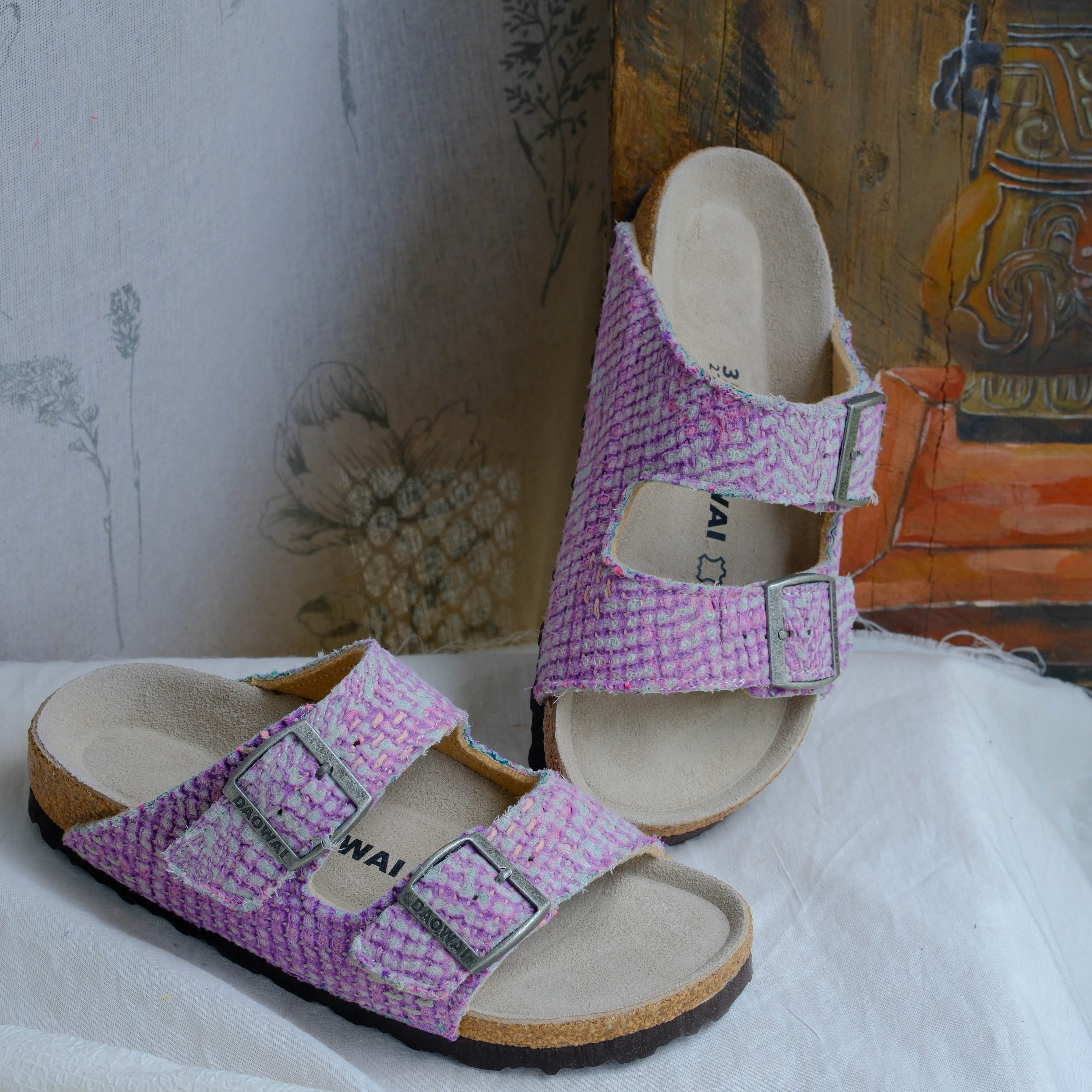 Bhoomi古布勃肯鞋时尚百搭单品手工个性撞色复古35-30