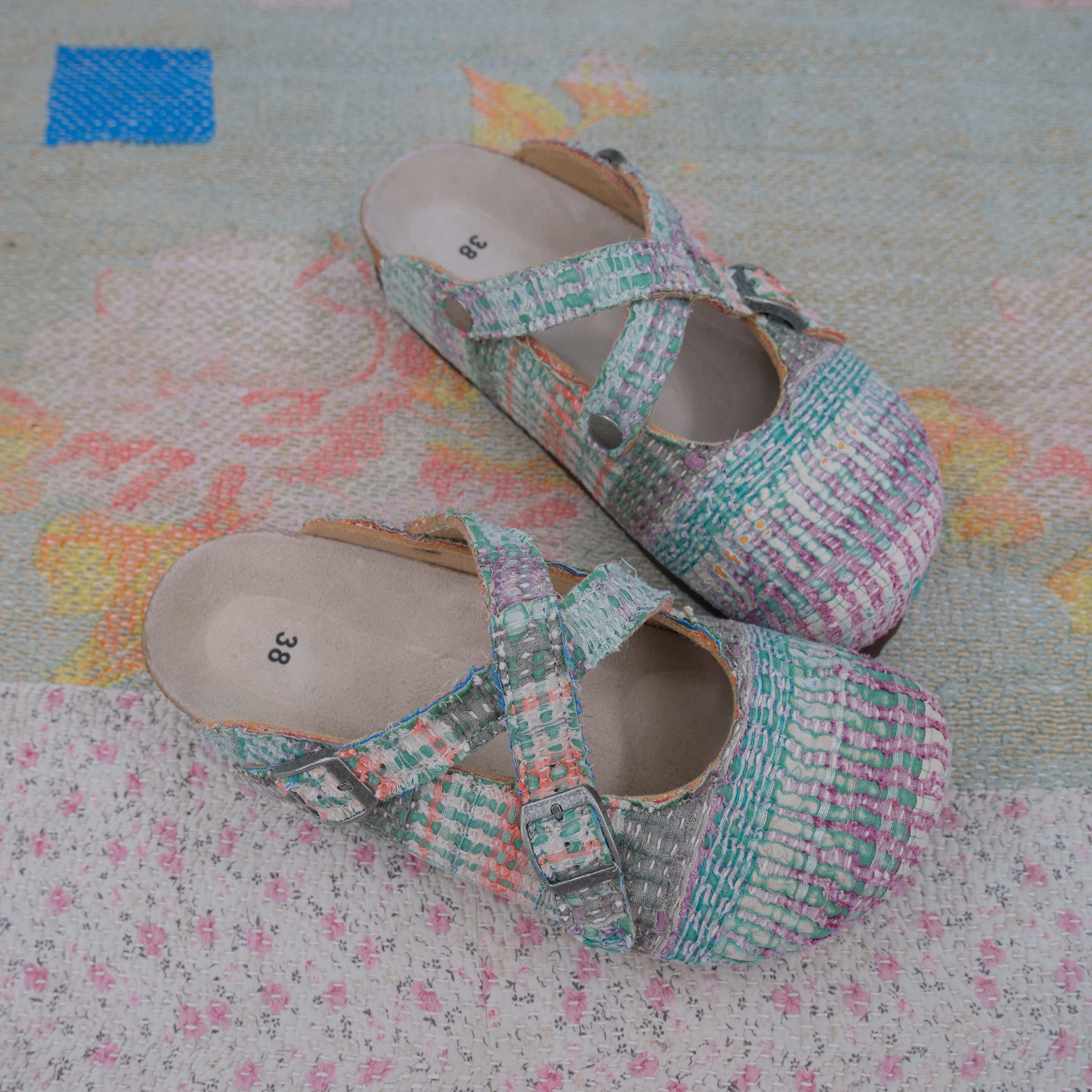 Bhoomi古布勃肯鞋外穿拖鞋百搭单品手工个性复古一鞋一拍38-107