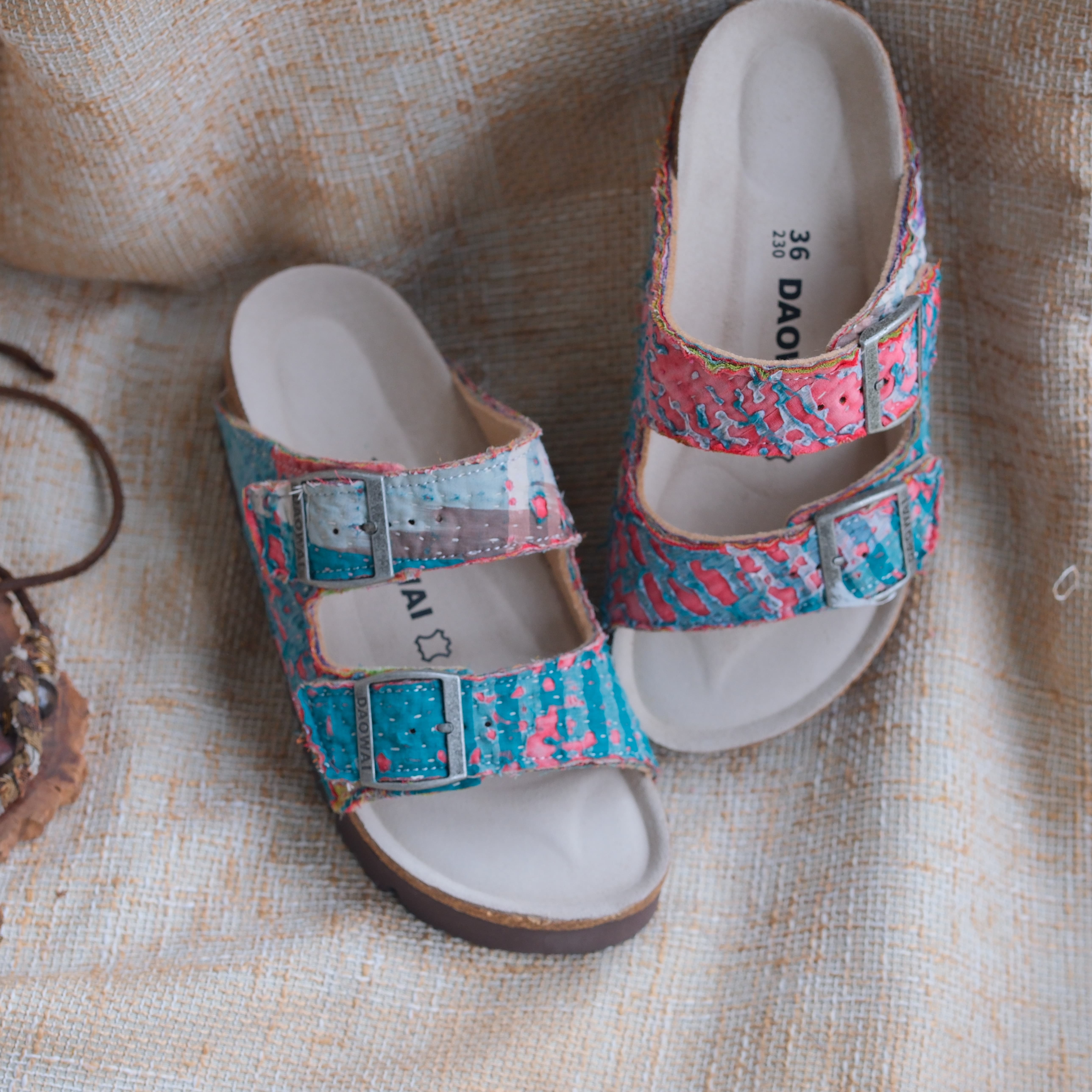 Bhoomi古布勃肯鞋时尚百搭单品手工个性撞色复古一鞋一拍36-27H