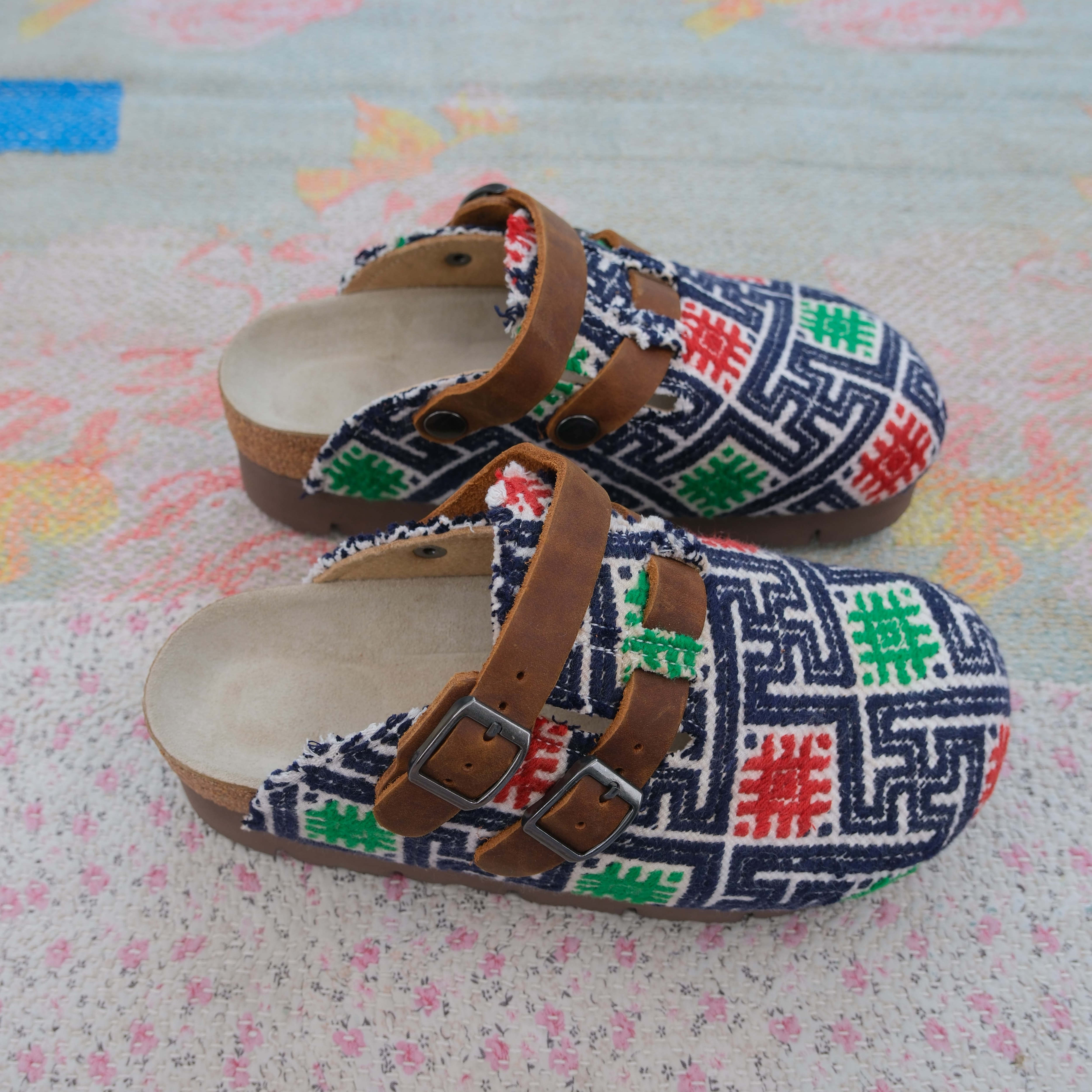 Bhoomi古布勃肯鞋时尚百搭单品手工个性撞色复古37-141H