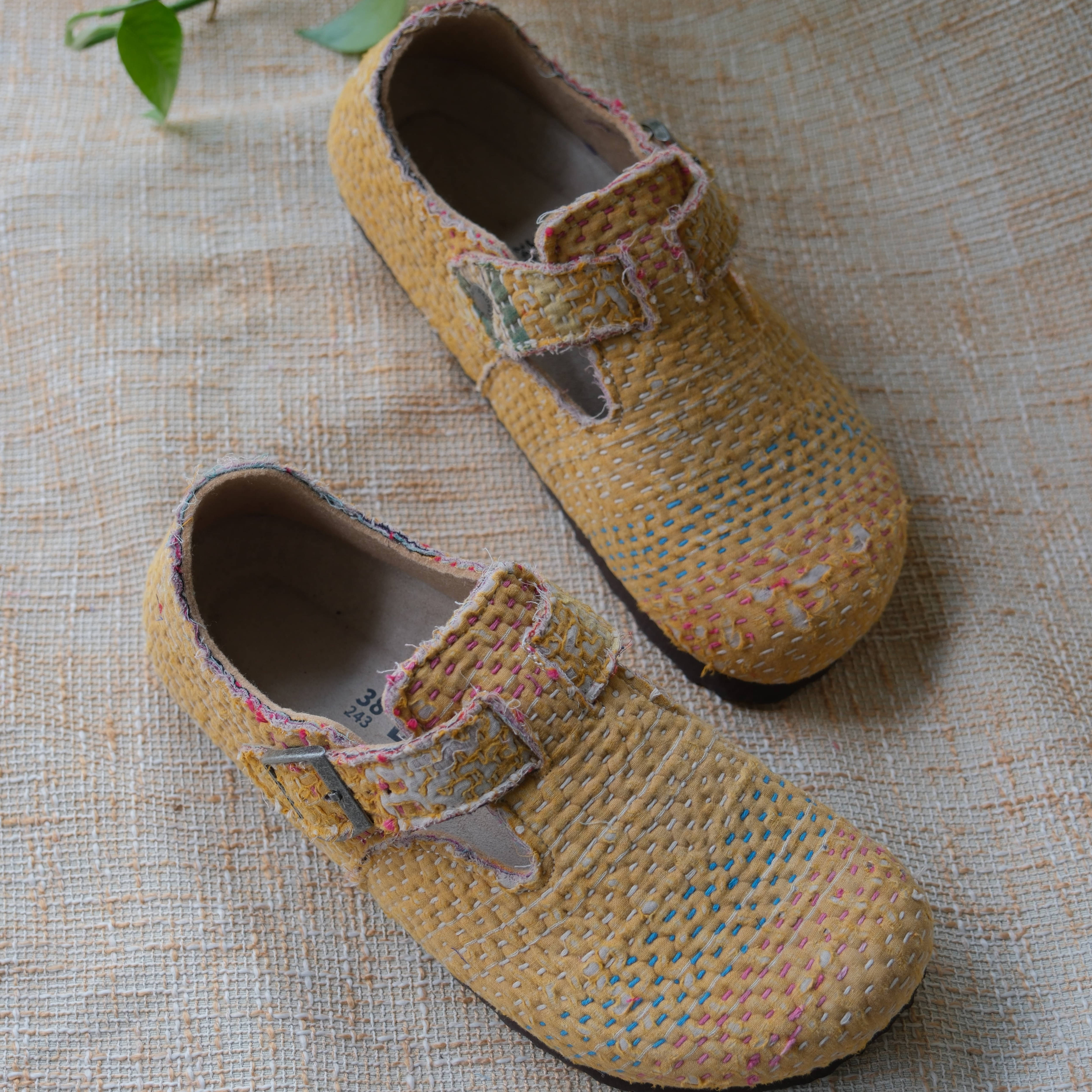 Bhoomi古布勃肯鞋时尚百搭花布手工个性撞色复古一鞋一拍38-4