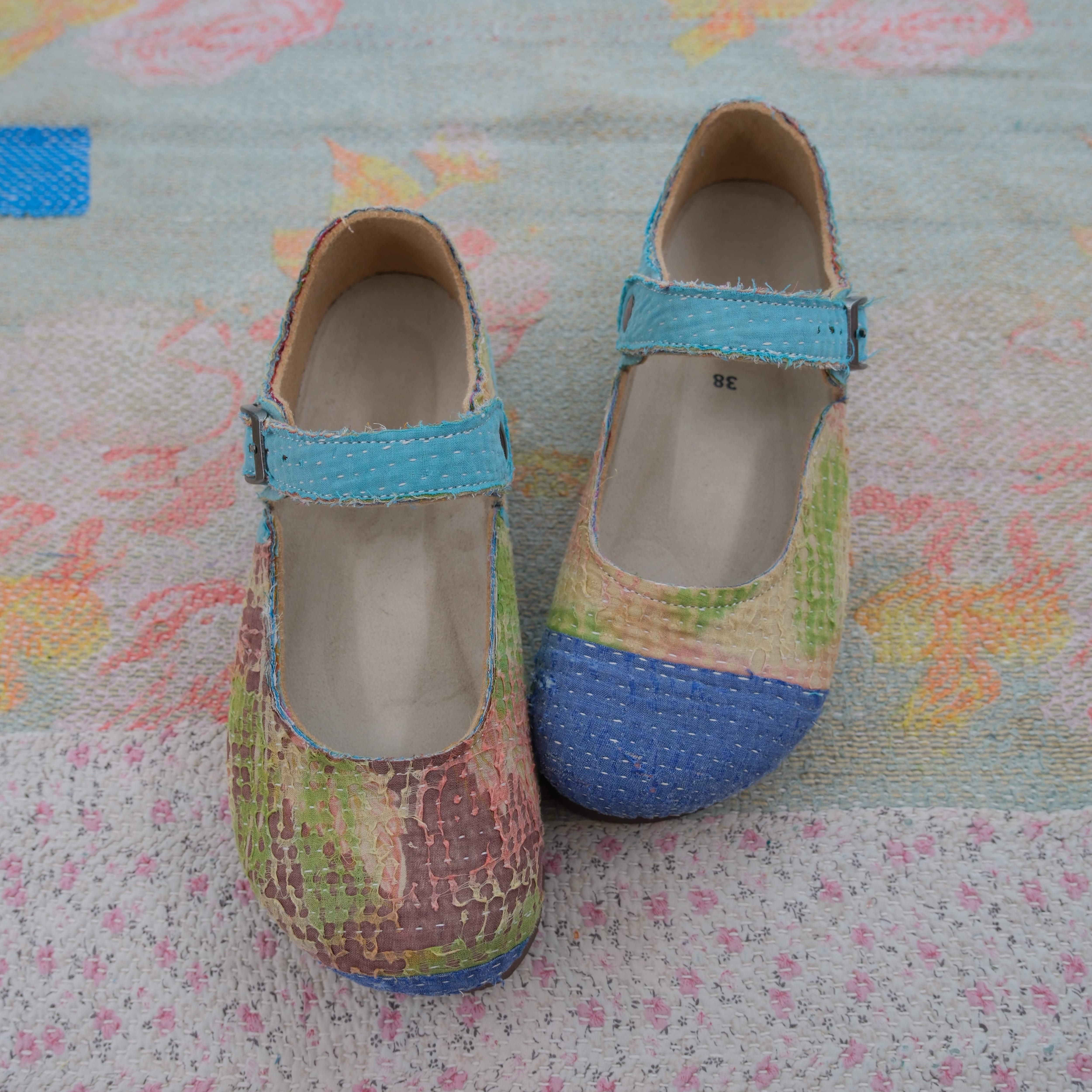 Bhoomi古布勃肯鞋外穿拖鞋百搭单品手工个性复古一鞋一拍38-182H