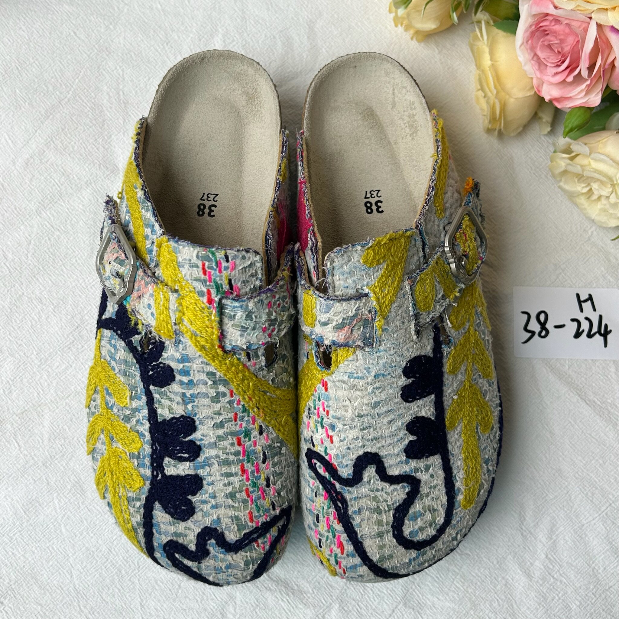 Bhoomi古布勃肯鞋外穿拖鞋百搭单品手工个性复古一鞋一拍38-224H图片