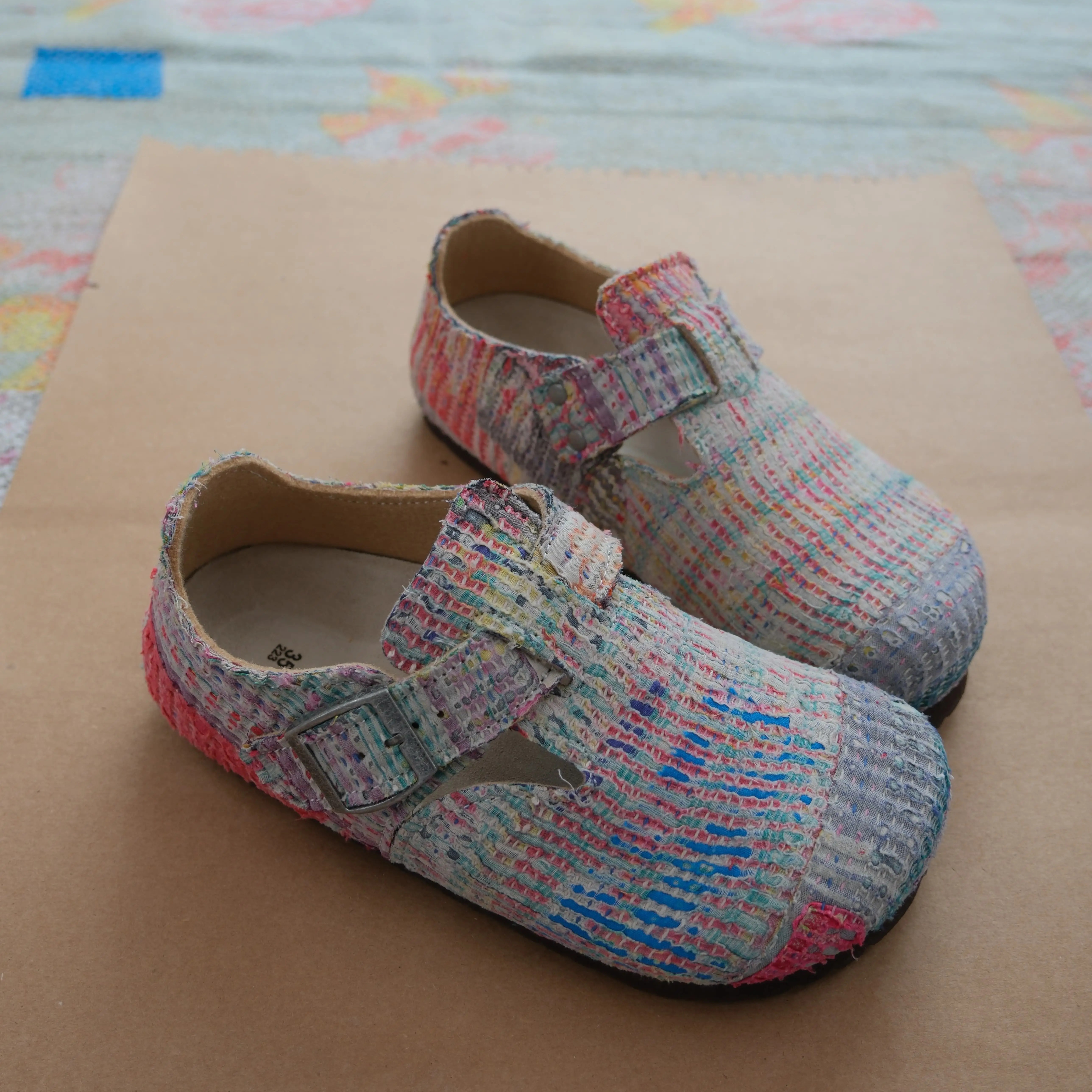 Bhoomi古布勃肯鞋时尚百搭单品手工个性撞色复古35-188