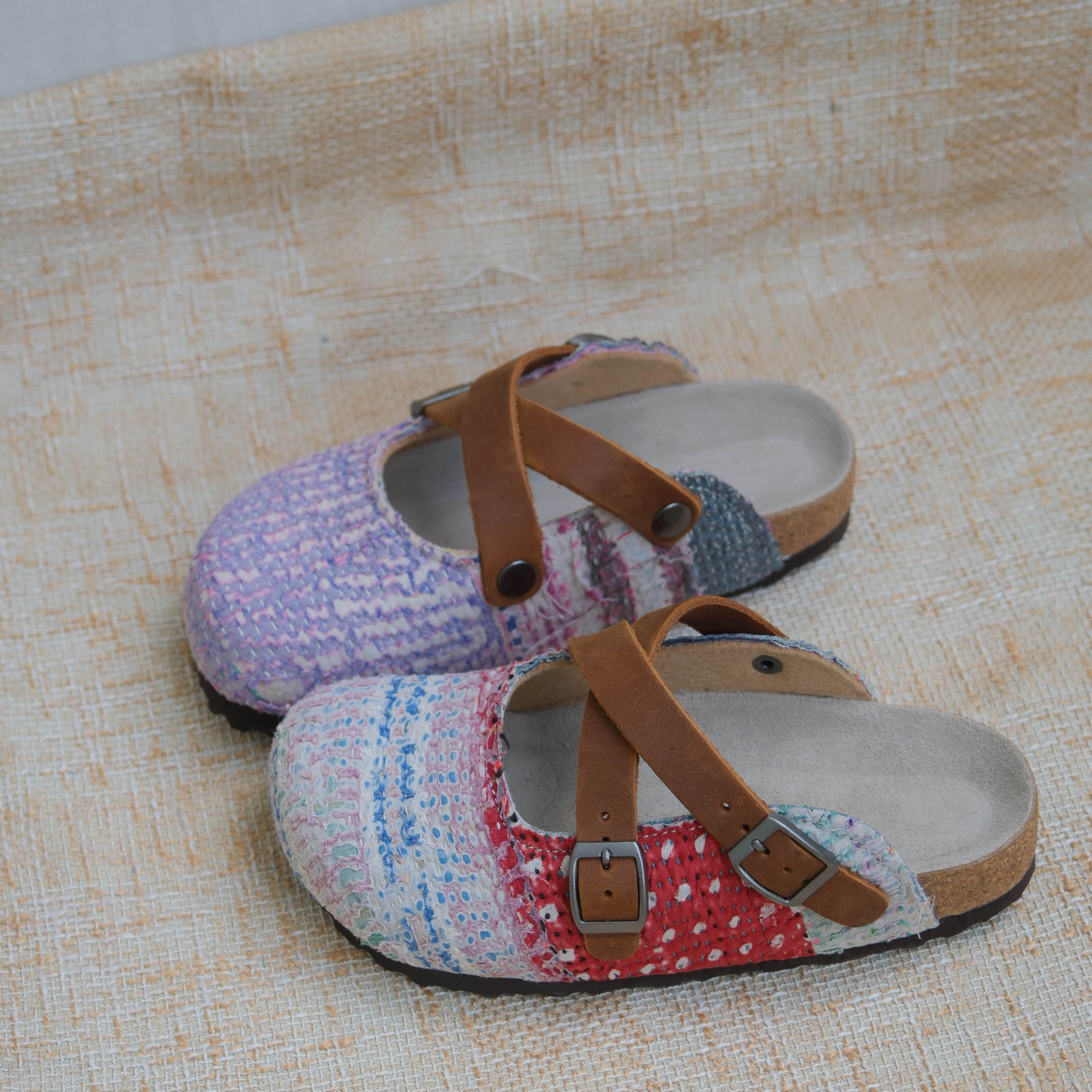 Bhoomi古布勃肯鞋时尚百搭单品手工个性撞色复古一鞋一拍34-26