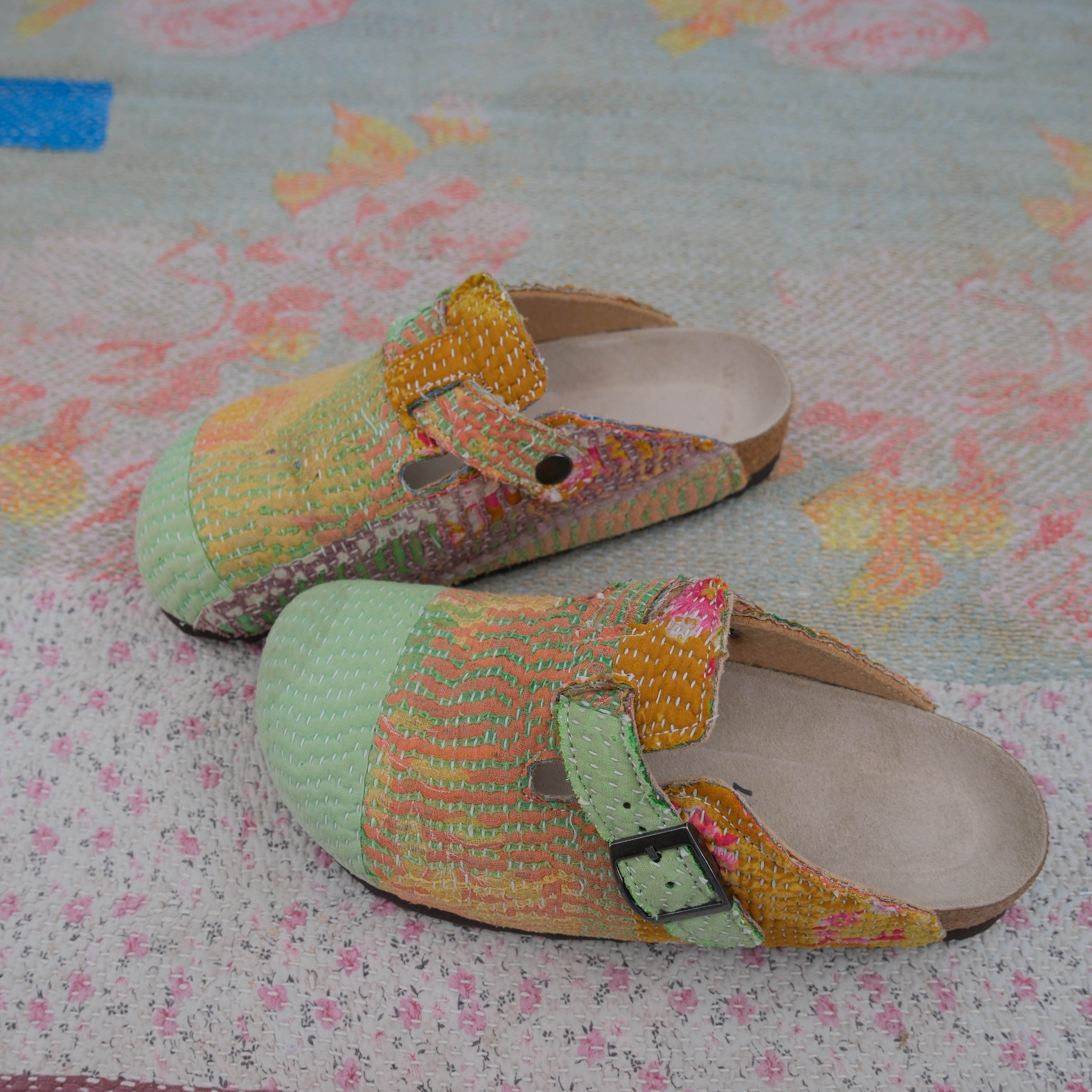 Bhoomi古布勃肯鞋时尚百搭单品手工个性撞色复古37-148