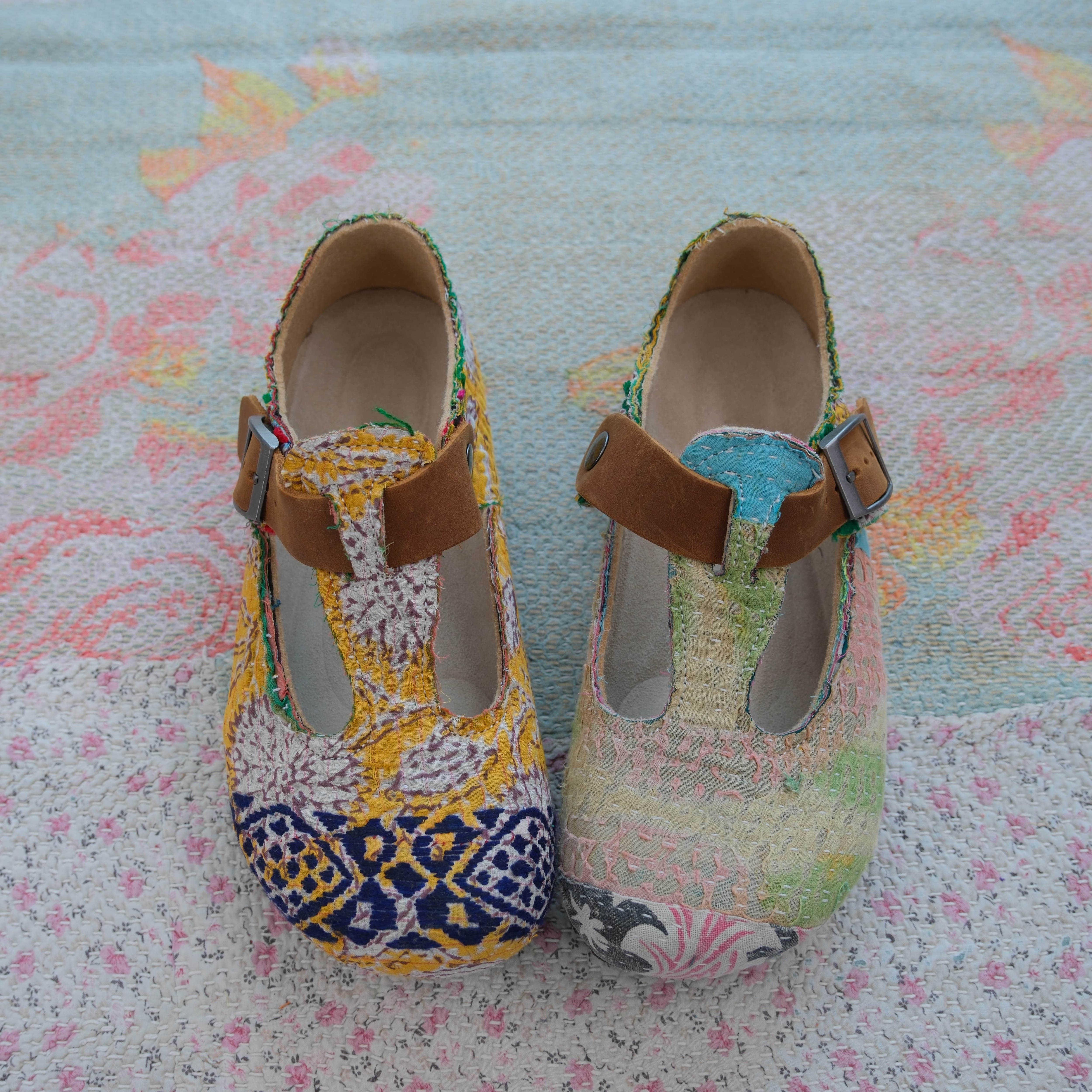 Bhoomi古布勃肯鞋时尚百搭单品手工个性撞色复古35-124