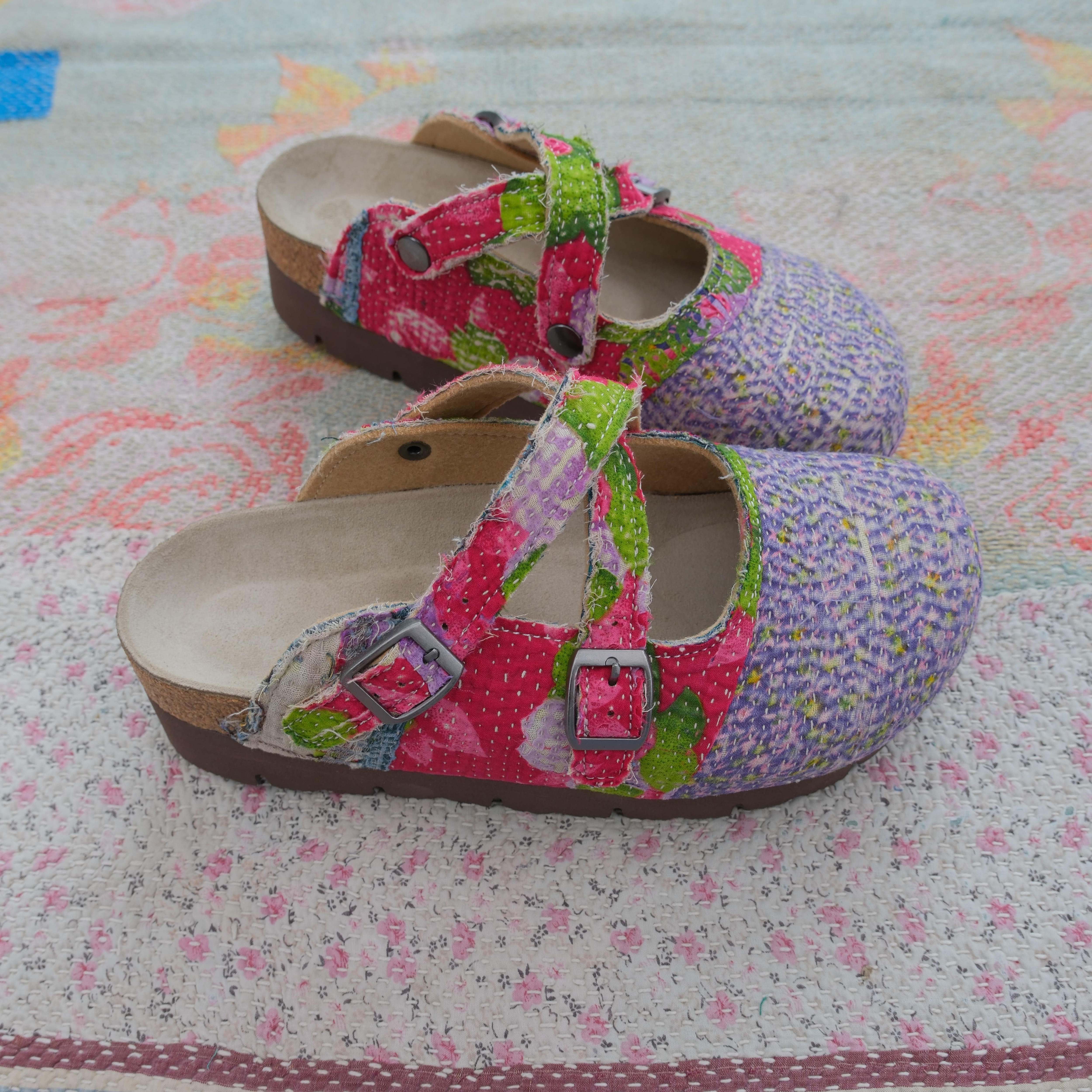 Bhoomi古布勃肯鞋时尚百搭单品手工个性撞色复古37-189H